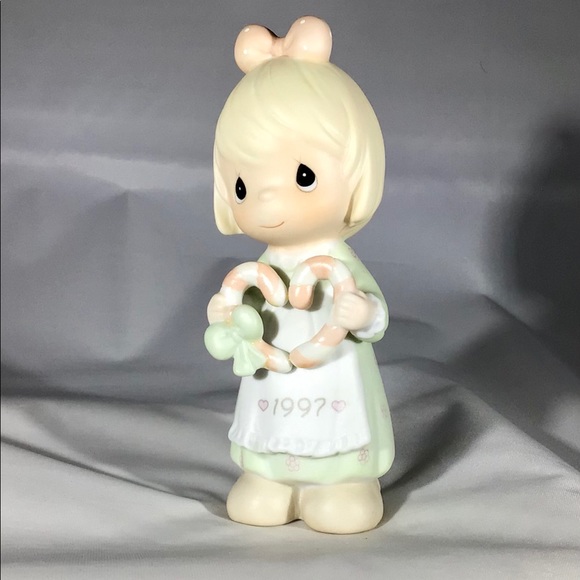 ❤️PRECIOUS MOMENTS Candy Cane figurine 1997 - Picture 1 of 14